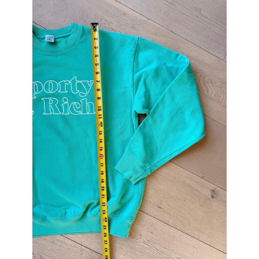 Sporty & Rich Crewneck sweatshirt - NWOT - Size Small - Junior Mint - Picture 5 of 6